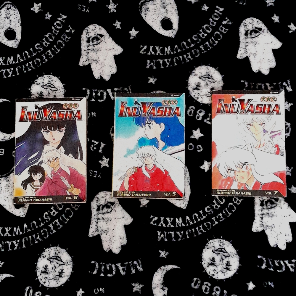 Inuyasha Manga series (Books 8, 7, 5)